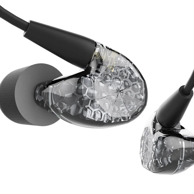 

AUDIOSENSE T260 Detachable Cable MMCX Design 2 Knowles Balanced Armature Monitor Earphone /Headphone for iOS and Android