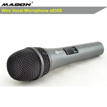 Frete grátis, e835s com interruptor de microfone com fio para senheiser microfone com fio