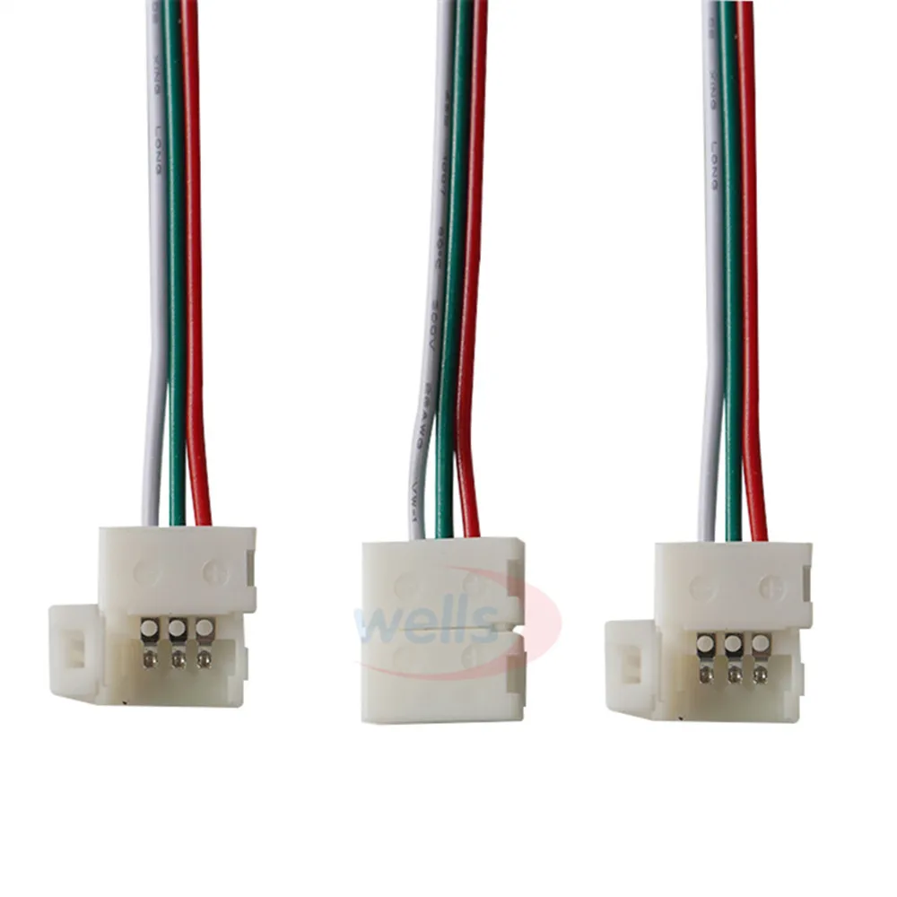 5 шт. 2pin 3pin 4pin RGB Разъем 15 см кабель для 5050 WS2811 WS2812B 3 pin Светодиодная лента|rgb connector|4pin