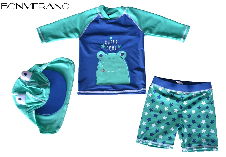Bonverano(TM) Toddler Boys' Sunsuit Swimwear set UPF 50+ Sun Protection