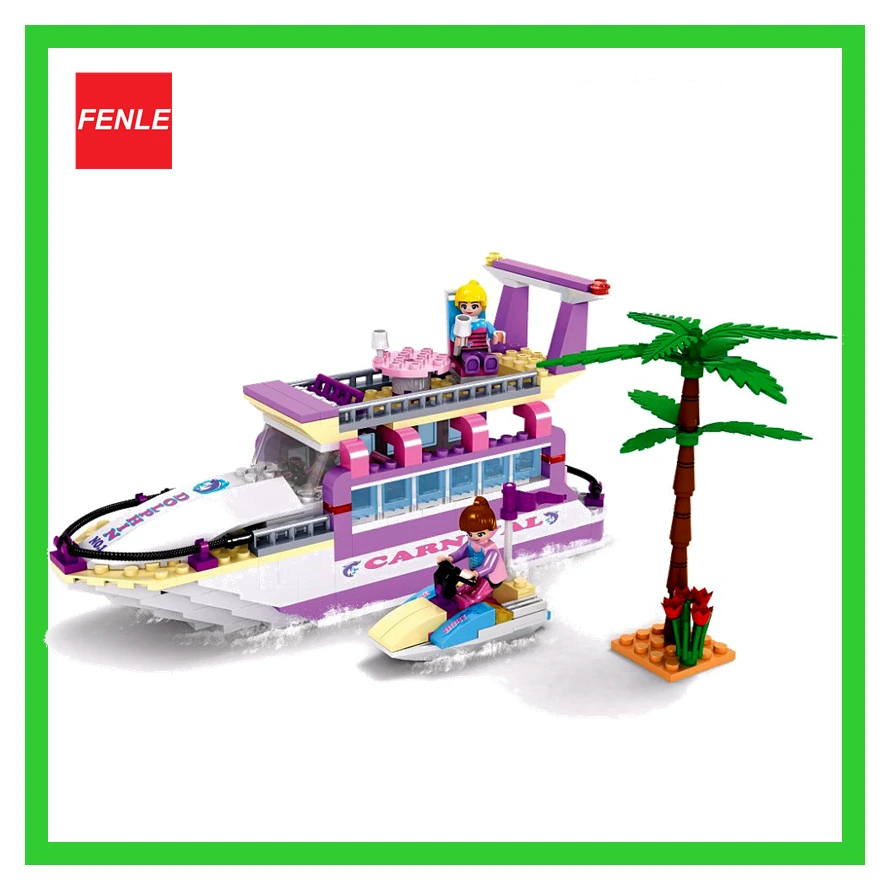 

New Friends series COGO 14508 Luxury Submarine 318 pcs Building Block Sets for Girls Educational DIY Bricks Toys for girls
