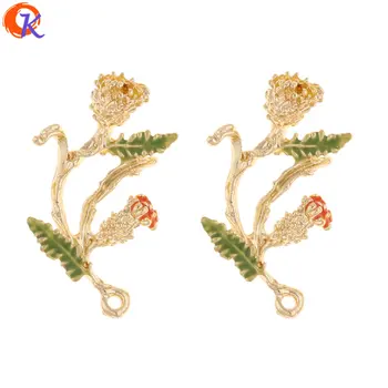 

Cordial Design 50Pcs 16*29MM Jewelry Accessories/Earrings Parts/Flower Shape/DIY Earrings Making/Hand Made/Earring Findings