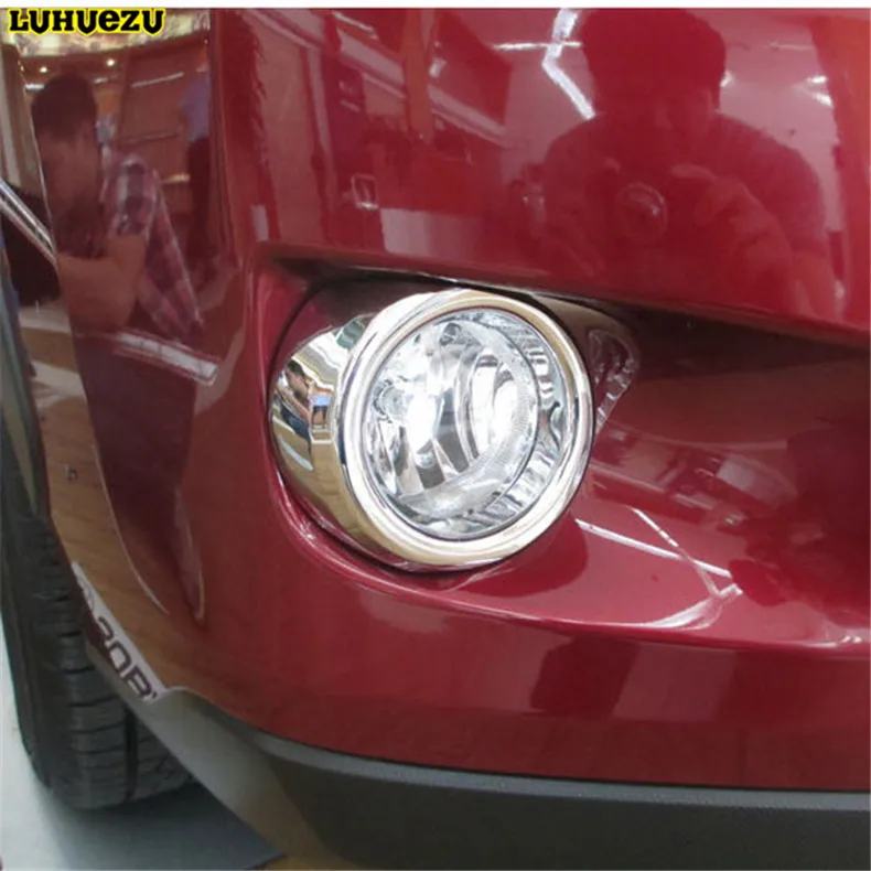 

Luhuezu ABS Chromed Front Back Fog Lamp Cover Fog Light Trim For Subaru XV Accessories 2012 2013 2014 2015