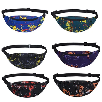 

Colorful Unisex Pouch Wallet Sports Bag Pack Hip Purse Travel Fanny Waist Money Belt Zip Waterproof Running Hiking Gym Outdoor
