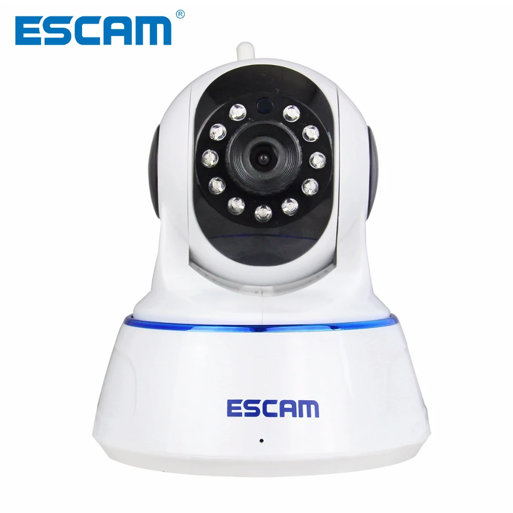 

Escam QF002 Mini WiFi IP Camera HD 720P CCTV security Camera System P2P IR Cut Two Way Audio Micro SD Card Slot Night vision
