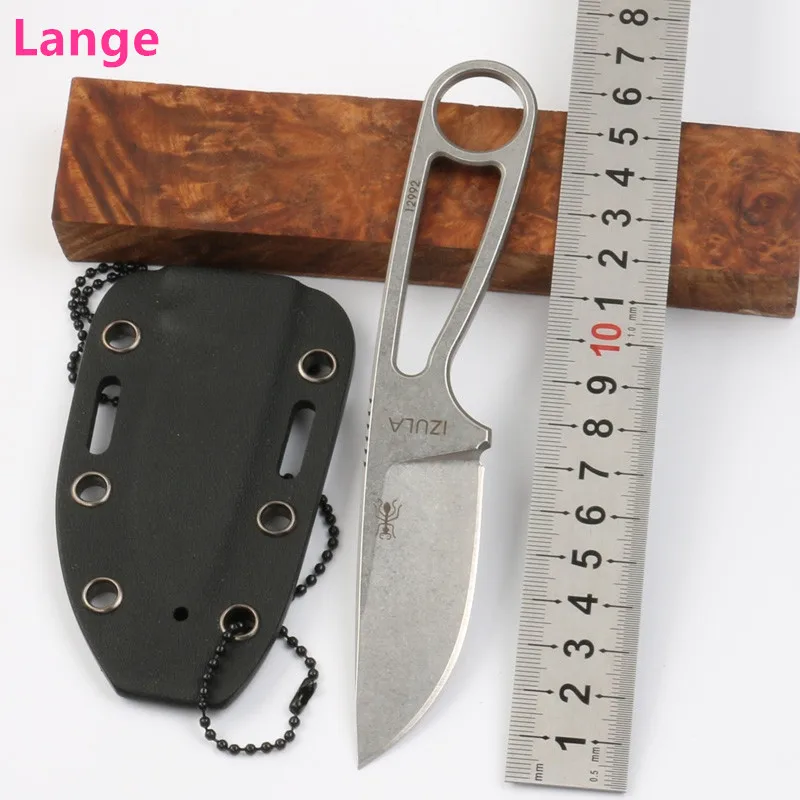 Lange Rowen Ant 12992 нож с фиксированным лезвием D2 лезвие тактические ножи керамбит KYDEX EDC