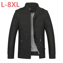 Большие размеры 10XL 9XL 8XL 6XL 5XL 4XL бренд Осень Повседневная Куртка бомбер мужские куртки, пальто одноцветное Для мужчин s пальто женская одежда плюс размер Для мужчин одежда