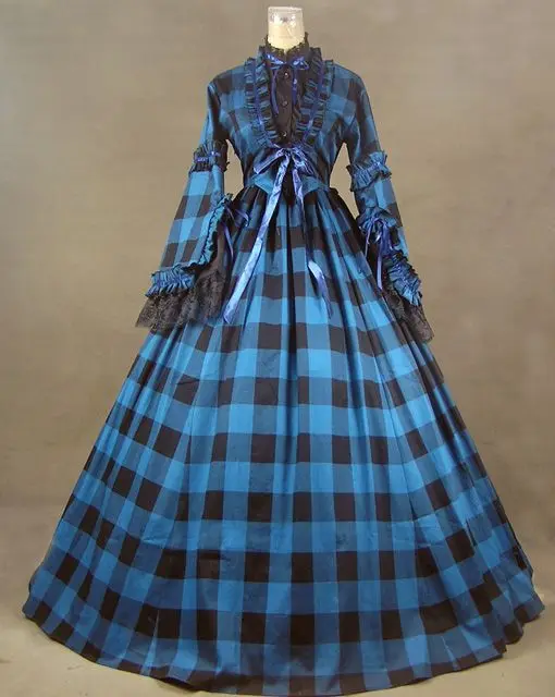 tartan ball gown