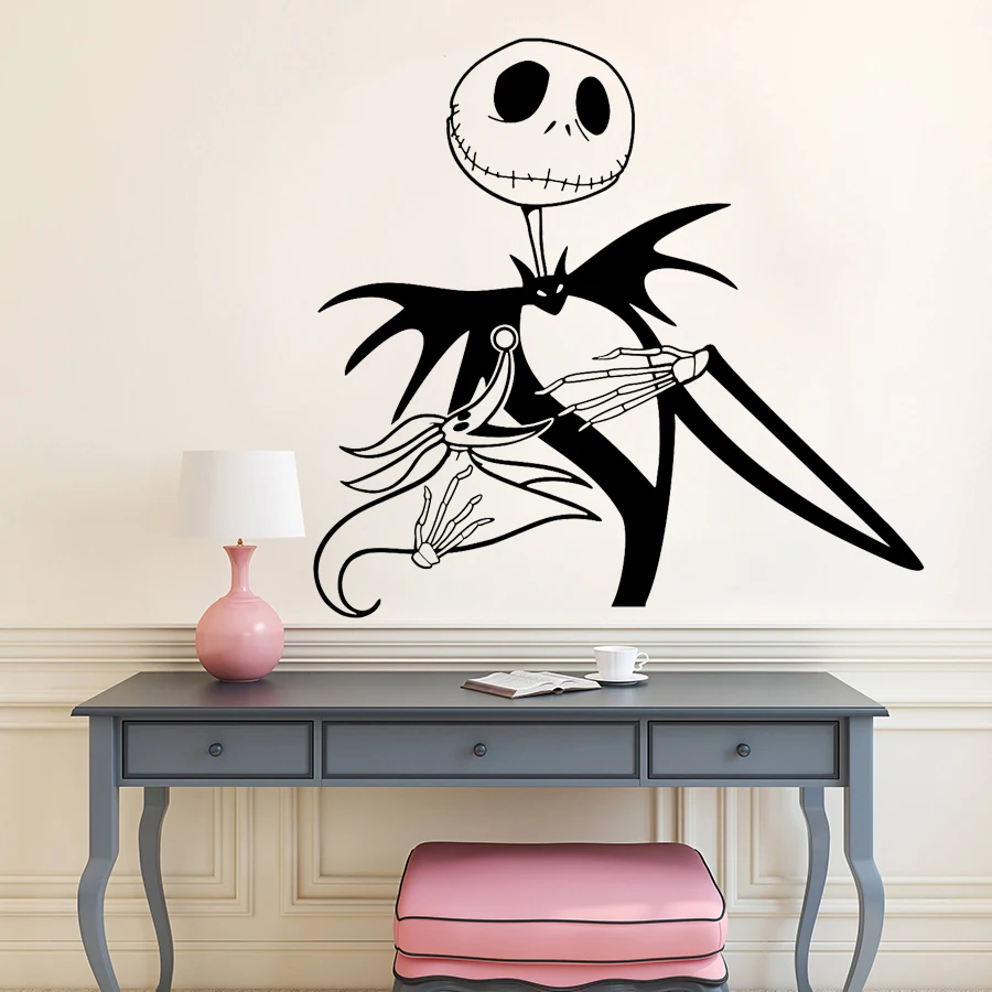 Jack Skellington Vinyl Wall Decal Nightmare Before Christmas Wall