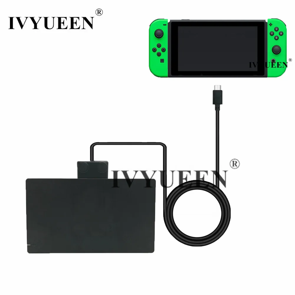 

IVYUEEN Non-slip TV Dock and Charger Extender Cable for Nintend Switch NS Console Support 10 Gbps Data Transfer Rate 3.12 feet