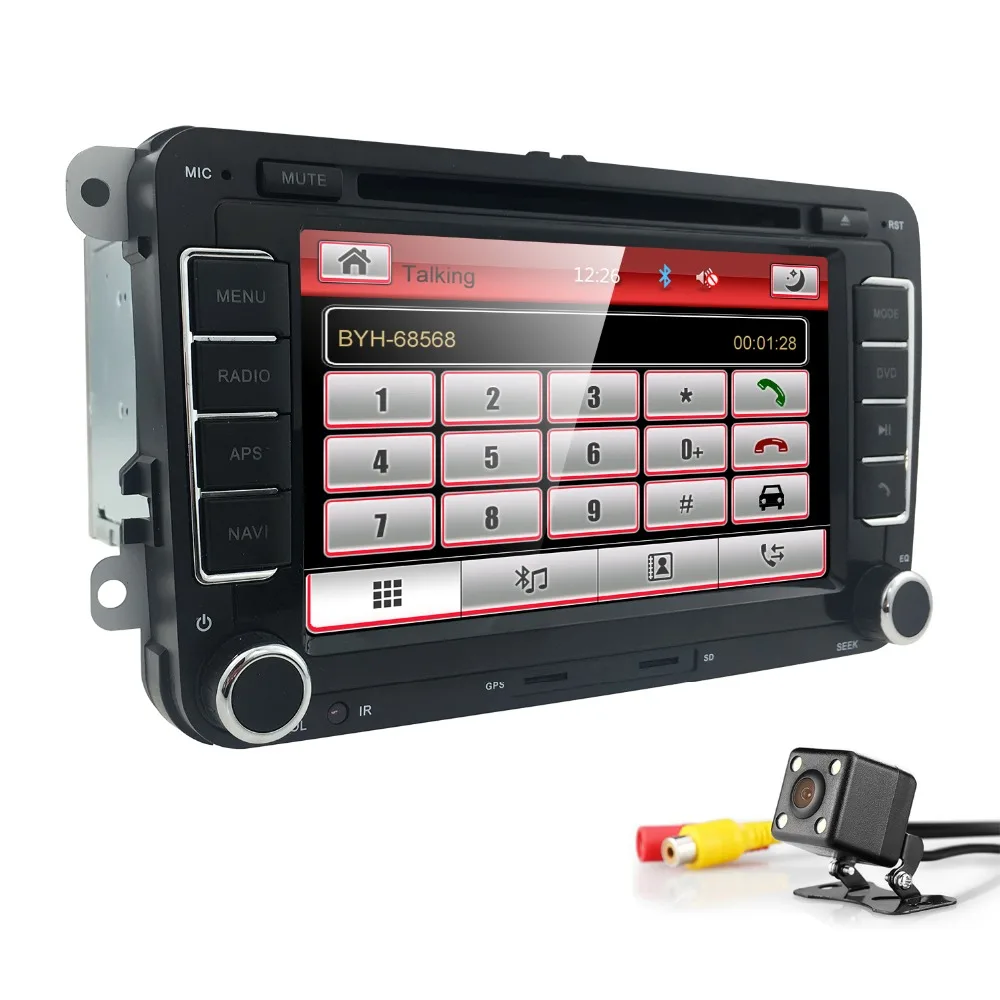 

7" Car Multimedia player 2 Din Auto radio For VW/Golf 5/Passat b6/SEAT Leon/Tiguan/Skoda/Octavia/POLO GPS Car Radio CAMERA