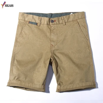 

2018 New Brand Mens Knee Length Shorts Men Casual Shorts Slim Fit bermuda masculina joggers Mid-length Cotton Summer Short