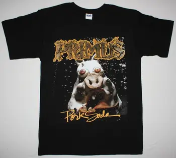

PRIMUS PORK SODA'93 LES CLAYPOOL SAUSAGE FUNK ALTERNATIVE ROCK NEW BLACK T-SHIRT