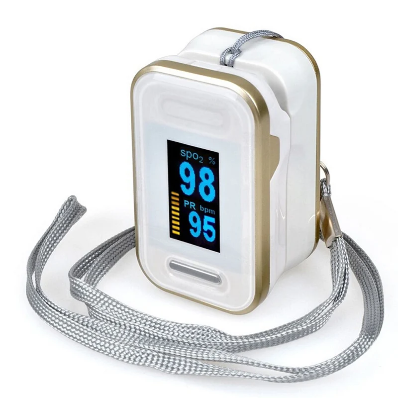 

Fingertip Pulse Oximeter SPO2 PR Blood oxygen saturation measurement OLED Alarm Digital oximetro de dedo Oximeter Health Care