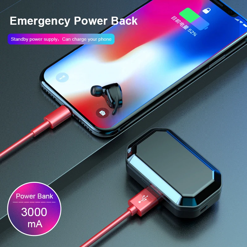 TWS стереонаушники RZP с поддержкой Bluetooth 2019 и сенсорным управлением|Наушники