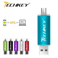 Модные otg Usb 2,0 Cle Usb 4ГБ 8ГБ 16ГБ 32ГБ 64ГБ Usb флешка полный Ёмкость Pendrive usb memory stick подарок смартфон