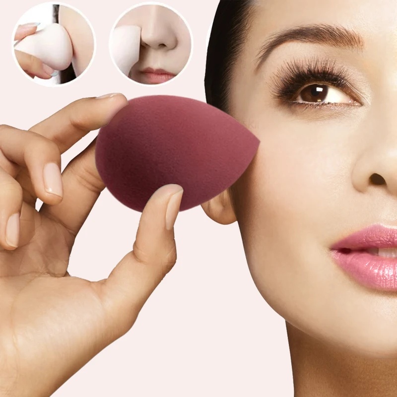 

1Pcs New Face Makeup Sponge Puff Egg Facial Cosmetic Concealer Cream Foundation Powder Blender Puff Set Egg Beauty Tools 2019