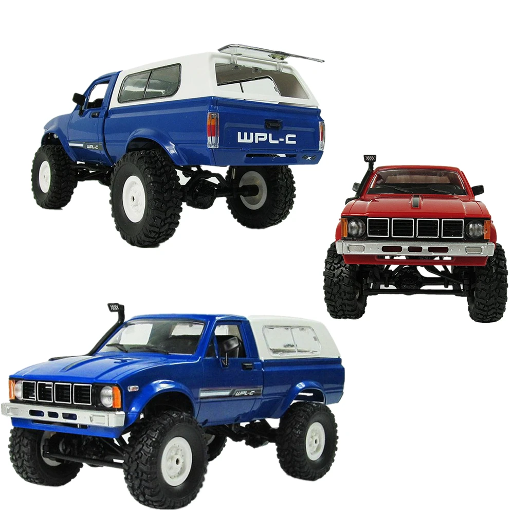 

WPL C-24 4WD RC CAR DIY 1:16 Remote Control Crawler Toy Car Assemble Vehicle Toy Racer Children Kid Truck kit 2.4G OFF-Road RC