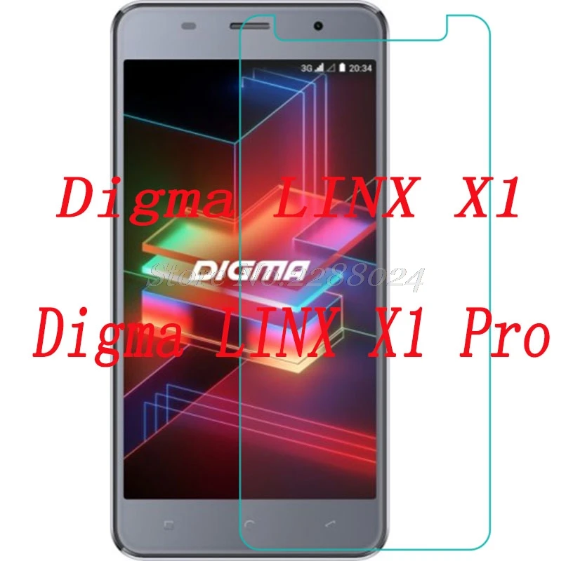 Закаленное стекло 9H для смартфона Digma LINX X1 / Pro 5 &quot Защитная пленка экрана