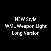 WML Тактический оружейный светильник винтовка вспышка светильник 20 мм Вивер Пикатинни для охоты Скаут Lanterna