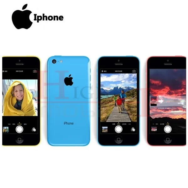 Разблокированный телефон Apple iphone 5C 8MP камера 16 ГБ 32 Гб ПЗУ IOS 8 4," Wifi gps WCDMA 3g б/у гарантия 1 год