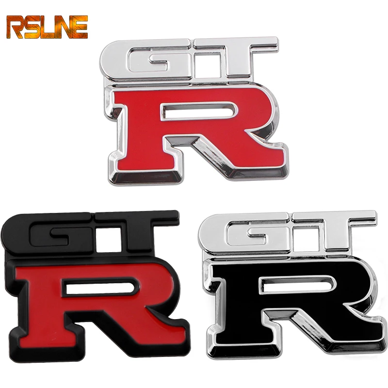 

Car Styling 3D Metal GTR Logo Car Styling Emblem Badge Sticker For Nissan NISMO Racing Motorsport Decor Decal Car Accessories