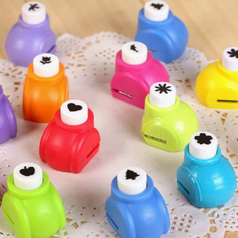 multicolor mini paper punch craft punch flower printer handmade card flower printer paper