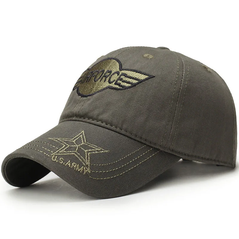 Шапки и шапки Мужские армии США Gorras Para Hombre, Bone Одежда высшего качества Pokemon K-поп Casquette кнопки назад человек черный Элитный бренд
