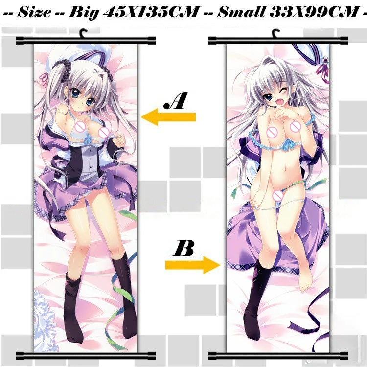 

45X135CM koi ga saku koro sakura doki cameltoe Sexy Cartoon Anime art wall picture mural poster scroll cloth canvas painting
