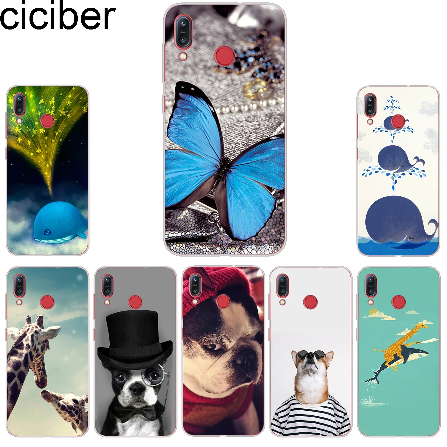 

ciciber Phone Cases For ASUS Zenfone Max Pro (M1) (M2) Case Soft Back Cover ZB601KL ZB602KL ZB631KL ZB633KL ZB555KL Animal