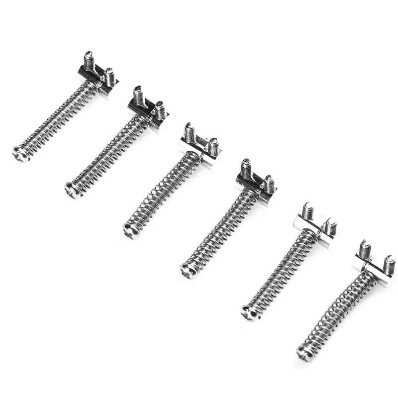 

6Pcs Zinc Alloy Compensated Saddles for Telecaster Electric Guitar Bridge High Quality Guitar Parts & Accessories Guitar Bridge
