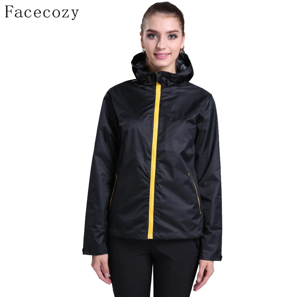 Facecozy для женщин Открытый Осень Зима пеший Туризм Куртка Рыбалка походная куртка Женский ветрозащитный спортивный пальто с капюшоном