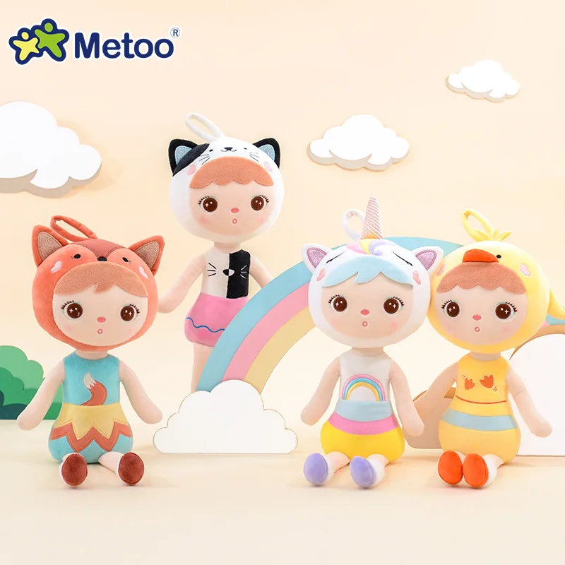 

Newest 48CM Plush Metoo Doll Soft Stuffed Unicorn Keppel Children Girl Doll Kids Toy Fox Kitty Cute Ornaments Toys for Girls