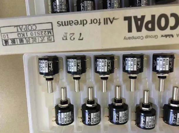 Оригинальный COPAL M2210 M22S10 1 K RES 5% LIN. 25% 10 витков мульти-поворотный потенциометр переключатель