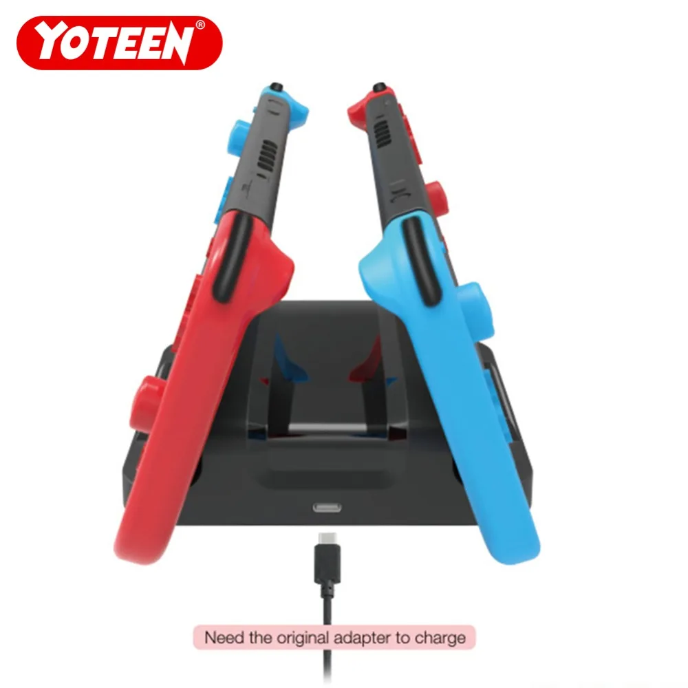 Yoteen двойная зарядная док-станция для консольный переключатель Nintendo зарядная подставка type-C usb зарядная станция