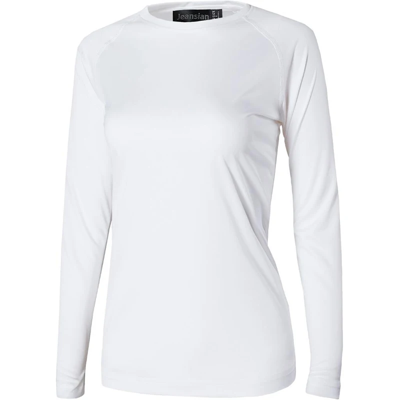 Jeansian Women UPF50 + UV уличная спортивная футболка с длинным рукавом пляжная летняя SWT246