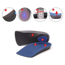 1 пара носков в стиле унисекс ортопедические стельки eva для взрослых на плоской подошве поддержка свода стопы ортопедическая стелька для Для мужчин Для женщин ножки для здоровья подушка