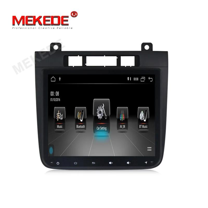 Excellent MEKEDE 8.4"Android 9.1 1 Din Car DVD GPS Car multimedia Player For VW Touareg 2012 2013 2014 NO DVD Car Radio GPS Navigation 1