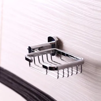

Factory Direct Selling Stainless Steel Square Soap Box Bathroom Handmade Soap Drainage Box Soap Holder Soap Box Wall Hanging 2