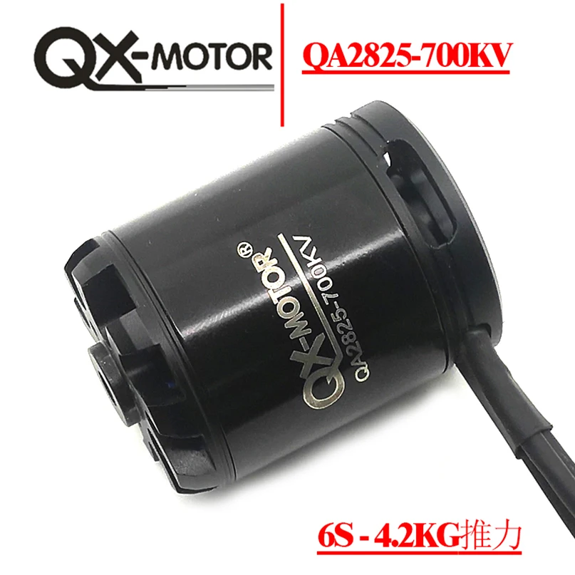 QX-MOTOR QA2825 бесщеточный двигатель 700KV 800KV 850KV CW CCW S 3-6 S Lipo 55A S/10 s 4 кг тяга для неподвижного крыла Самолет RC Квадрокоптер запчасти