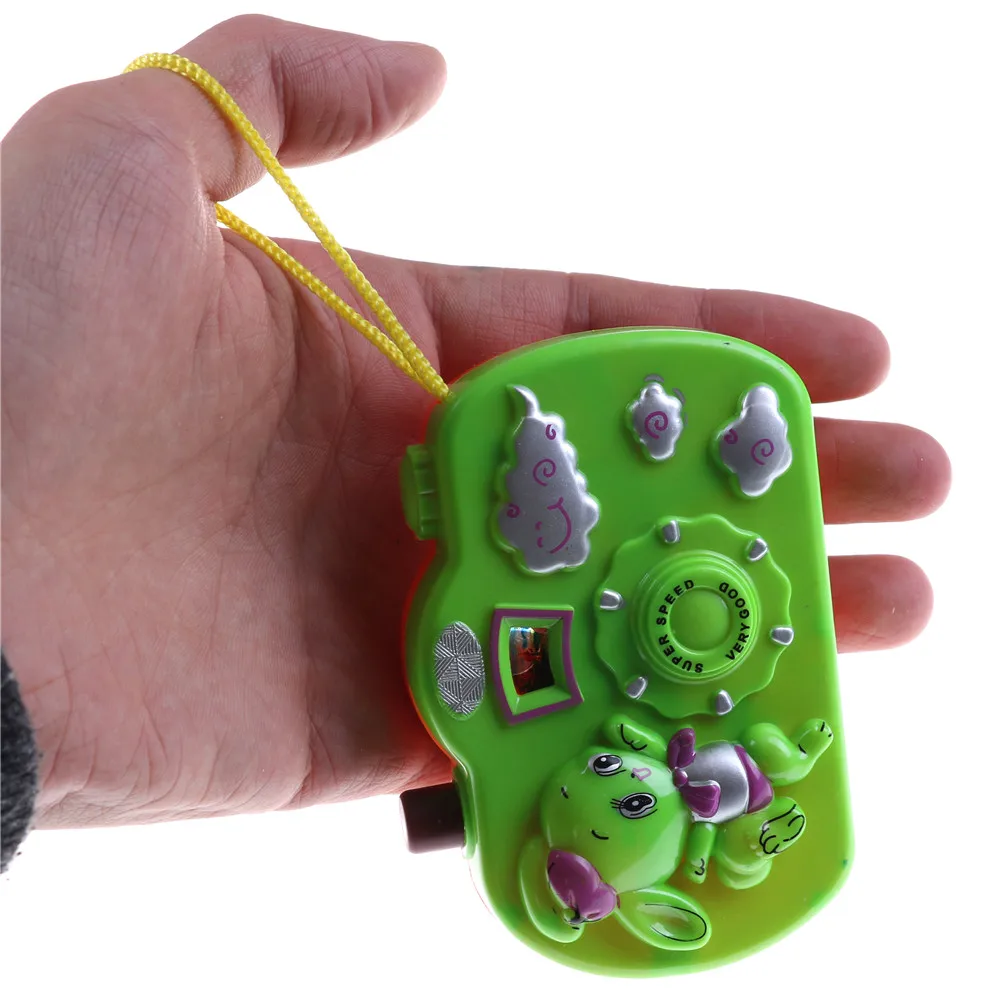 1 шт. забавная проекционная камера игрушка мультипликационный животный узор световая проекция обучающее образовательное игрушка детская цветная случайная игрушка камера s