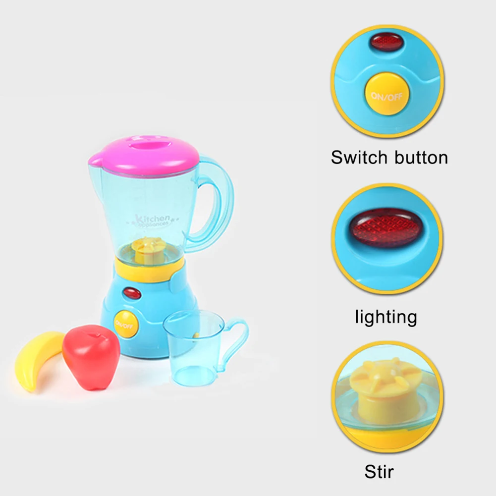 Моделирование кухонная техника блендер тостер Миксер с светодиодный игрушки для ролевых игр Детские домашние детские игрушки для девочек