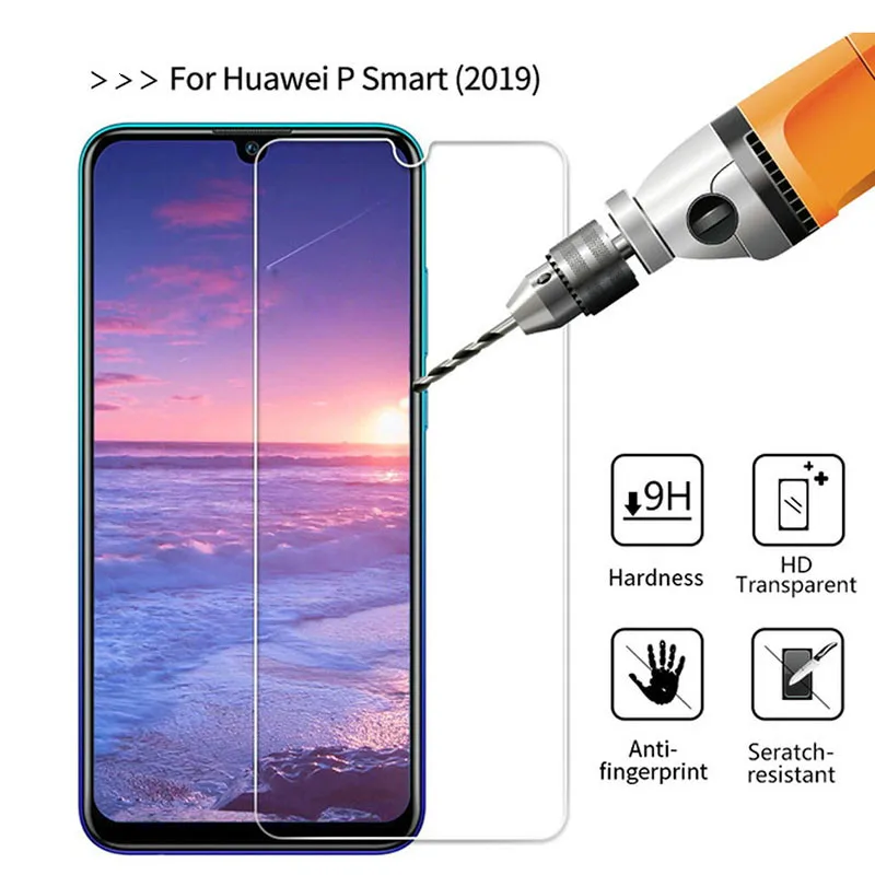 

Screen Protector For Huawei Y7Pro Y9 P Smart Plus 2019 Tempered Glass For Honor 20i 10i 8A 8X 8C 7C Protective Film Anti-Scratch