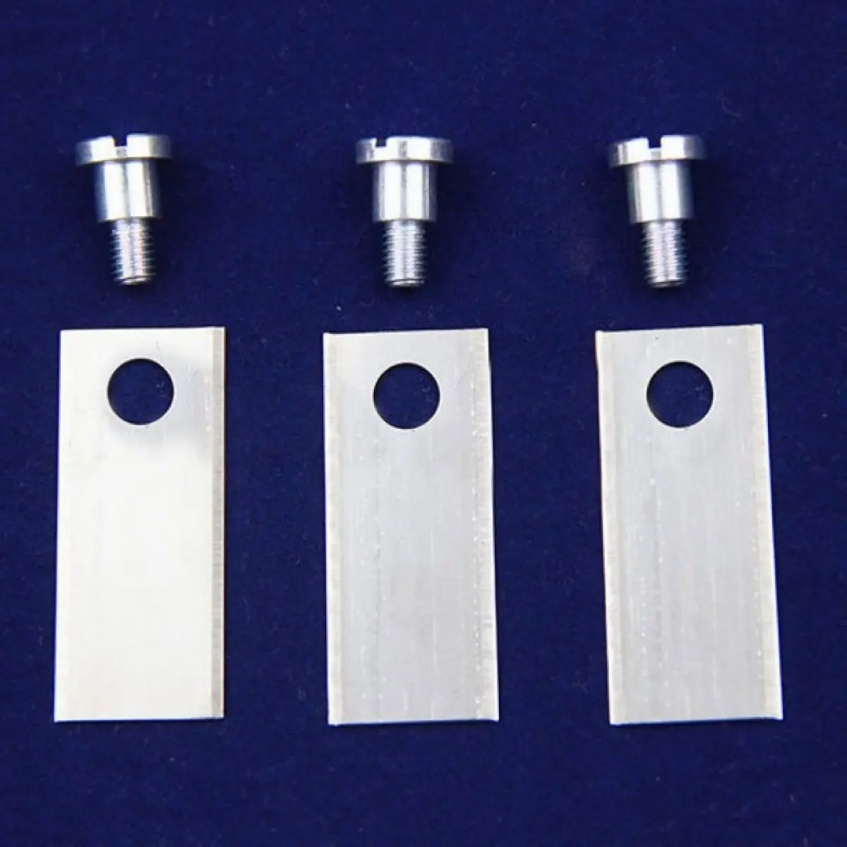 36PCS/set Auto Robot Mower Blade Lawnmower Blades & Screws 42*17.5*o.6mm Silver Tool accessories