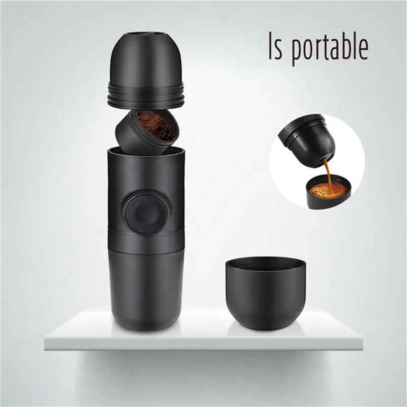 Mini black thermos coffee pot for 