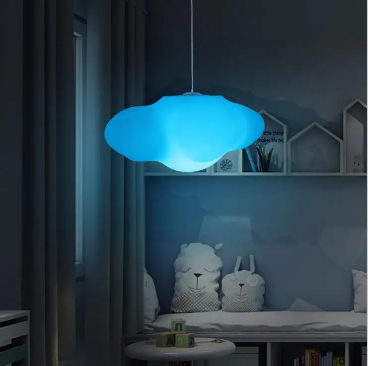 

Nordic simple creative cloud chandelier kindergarten children's room cloud lights restaurant clothing store decoration led lamp