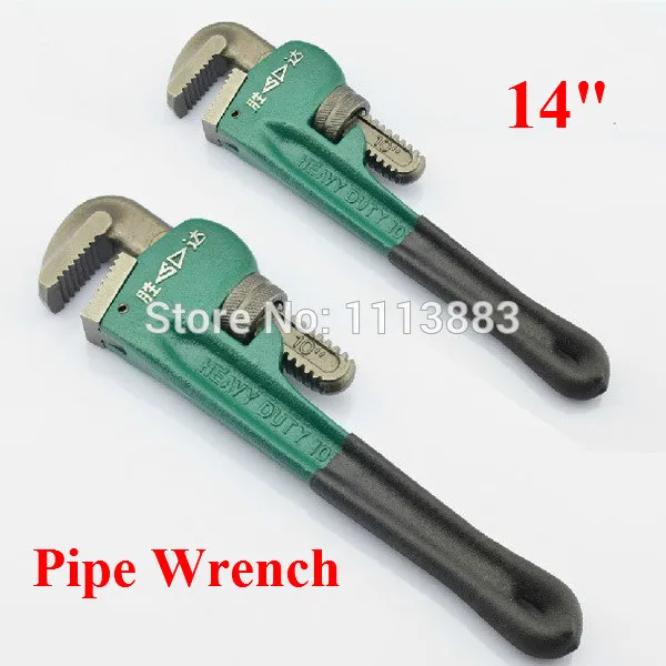 14"(350mm) Heavy Duty Pipe Wrenches Pipe Installation Pliers Decoration Hardware Toolsin Wrench