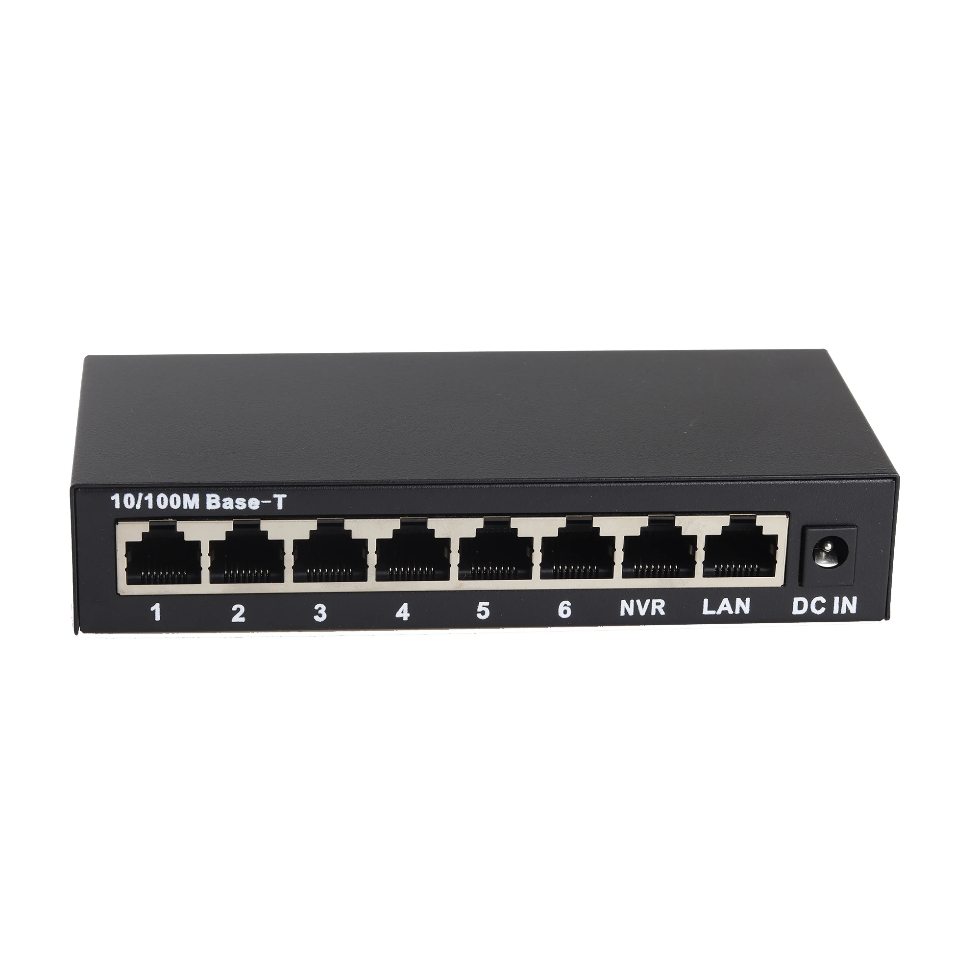 Baratos 24V 8 a Puerto interruptor de POE Ethernet de red 100Mbps cámaras IP Wireless AP 6 + 2 interruptores de red 108W PoE HUB