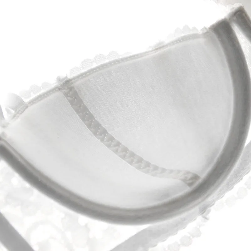 Varsbaby Sexy lace bra half cup thin cotton women bras