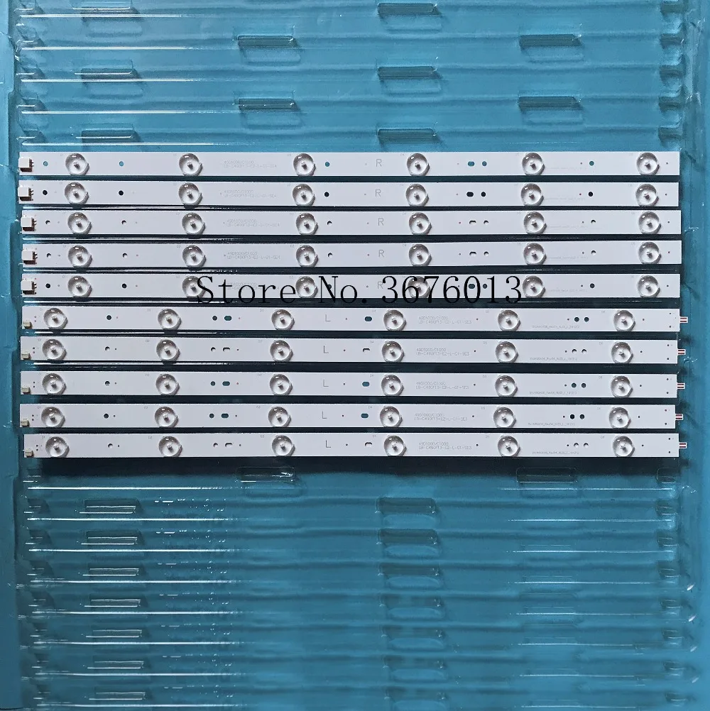 Светодиодная подсветка 12 ламповая лента для Changhong 49 &quotTV LED49C1000N LED49C1080N LB49002 49D1000 C1000